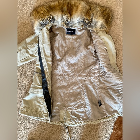 BNCI Utility Style Cargo Coat with Faux Fur - Picture 7 of 10